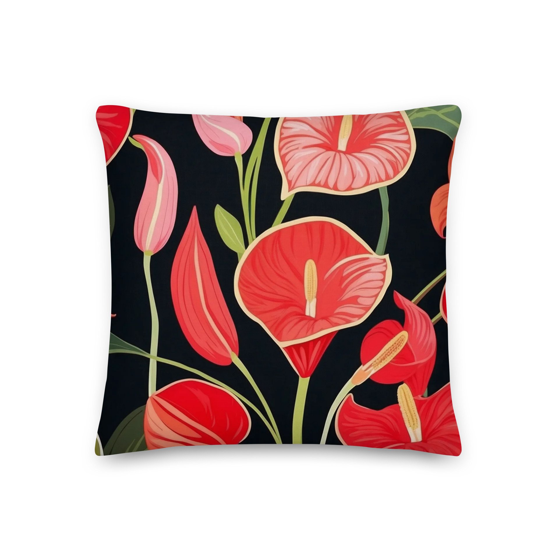 Vibrant Anthurium Dreams Pillow product image (3)