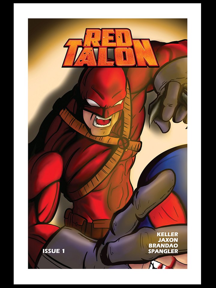 Red Talon Issue #1 Special Edition Cover Poster - 12" x 18" product image (1)