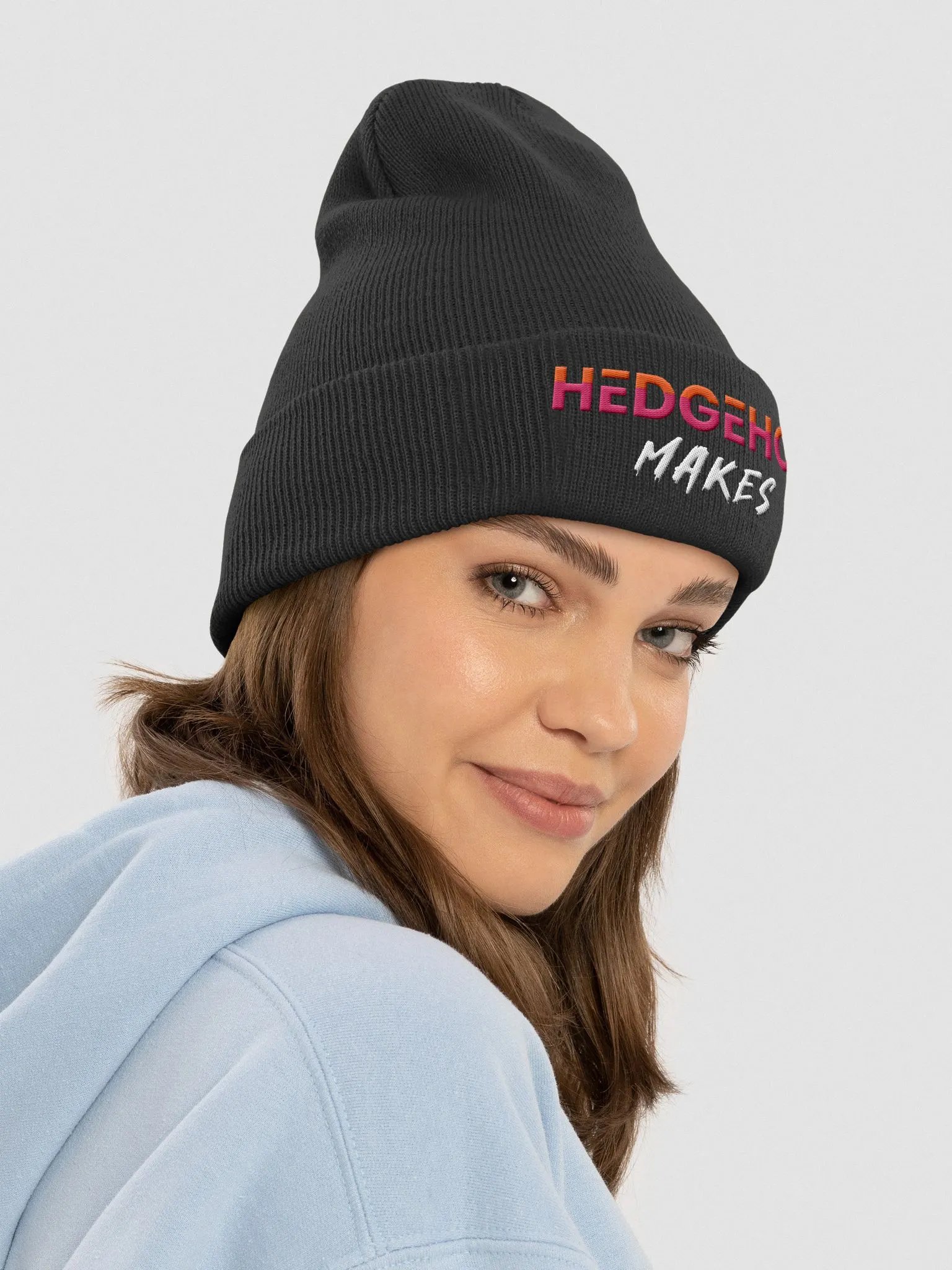 Hedgehog Makes Cuffed Beanie product image (19)
