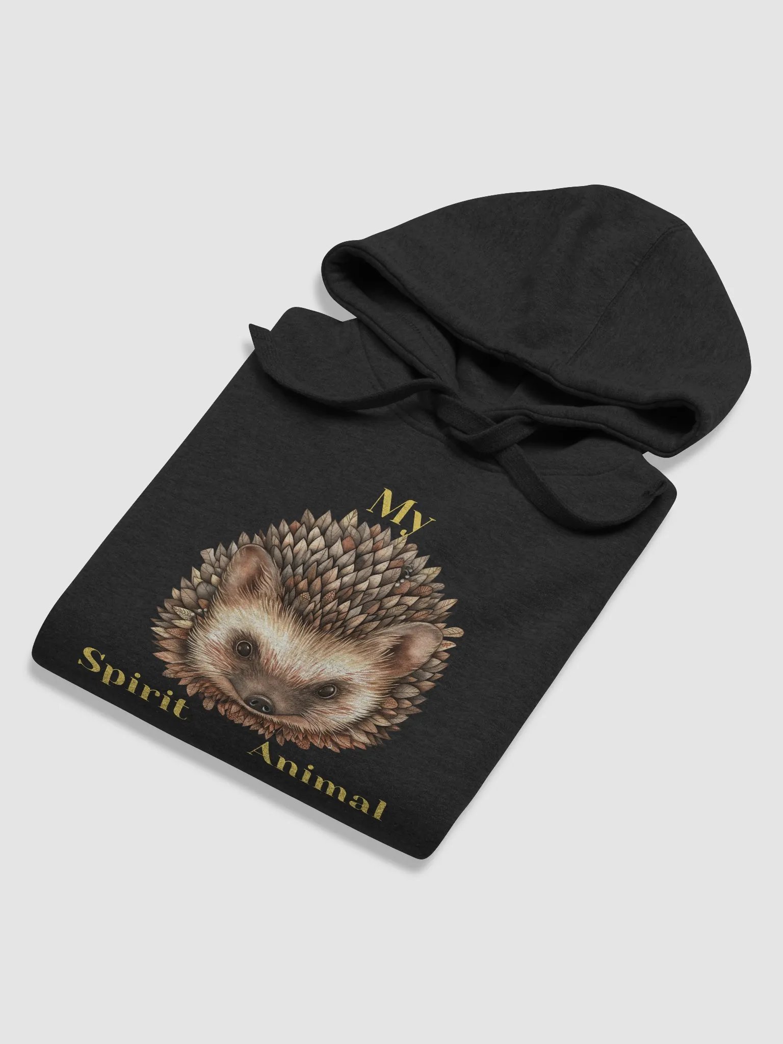 Spirit Animal Hedgehog In Folk Art Style Premium Hoodie product image (6)