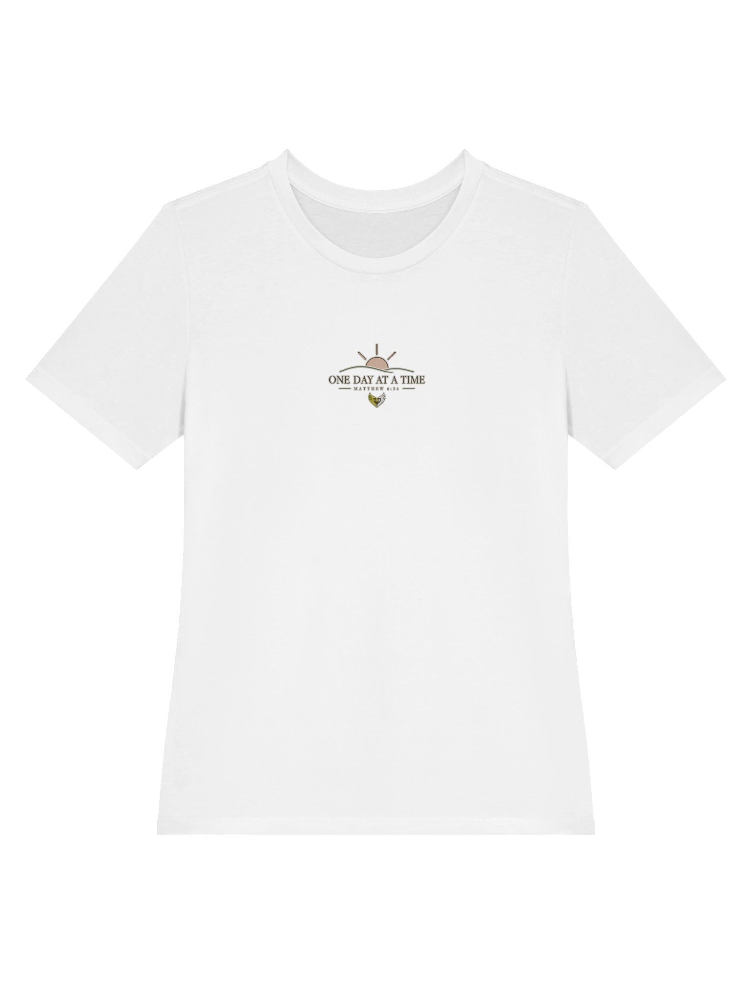 One Day at a Time | Matthew 6:34 Relaxed Tee product image (11)