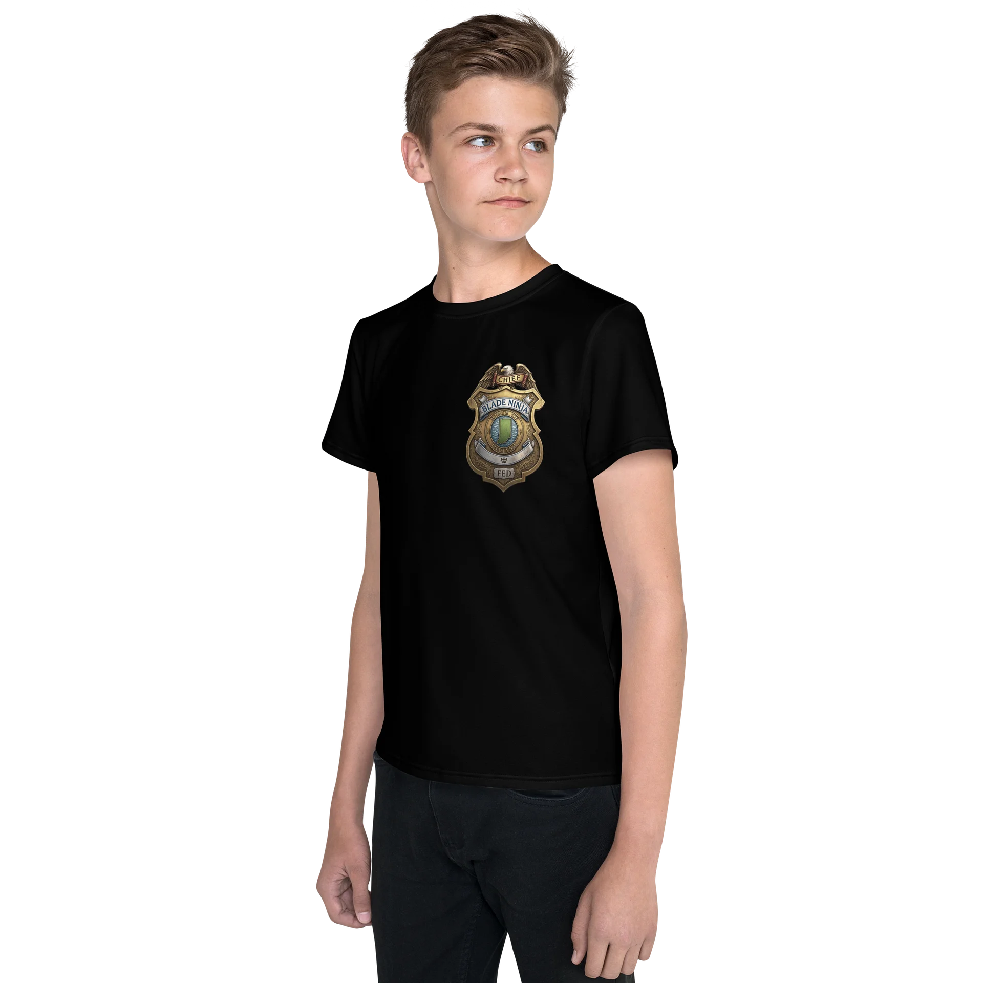 Blade Ninja Chief Badge Youth Tee product image (3)