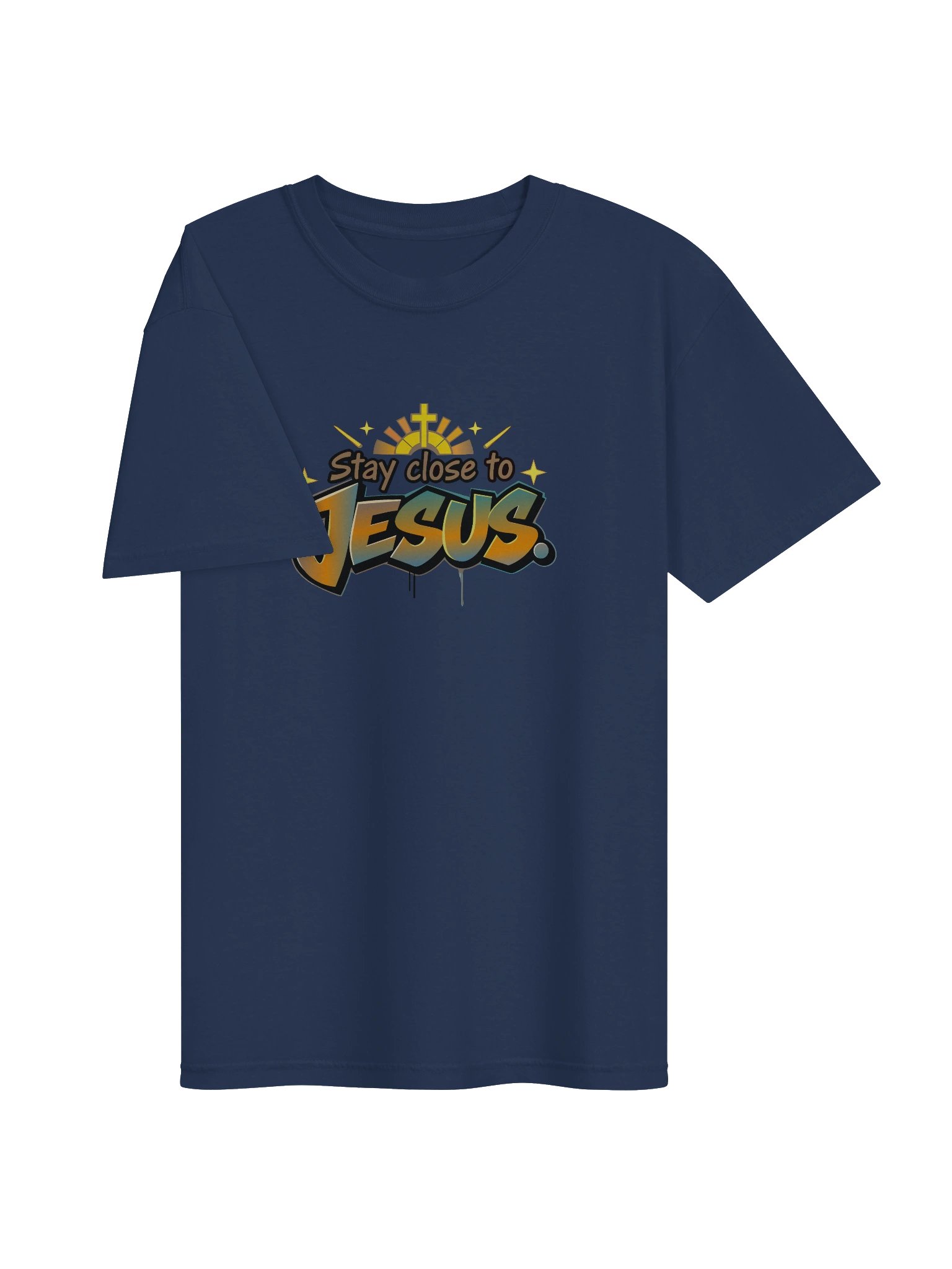 Stay Close to Jesus Graffiti T-shirt product image (3)