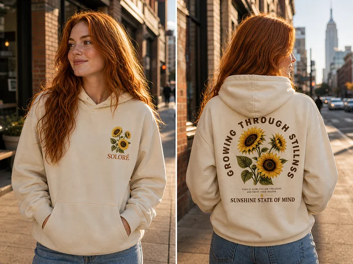 Botanical - Sunflower Hoodie