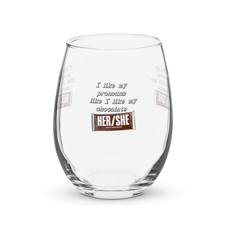 Her/She Wine Glass product image (1)