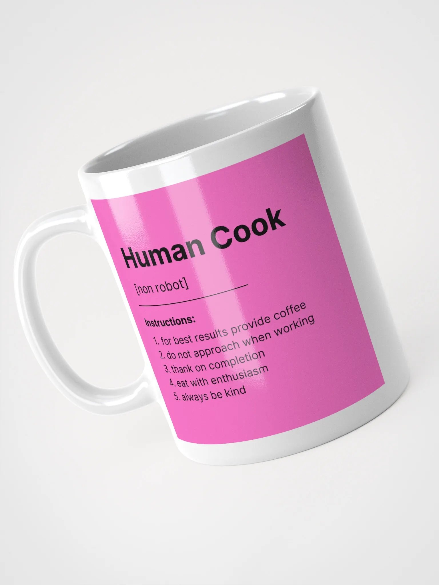 Human Cook Mug - Pink product image (4)