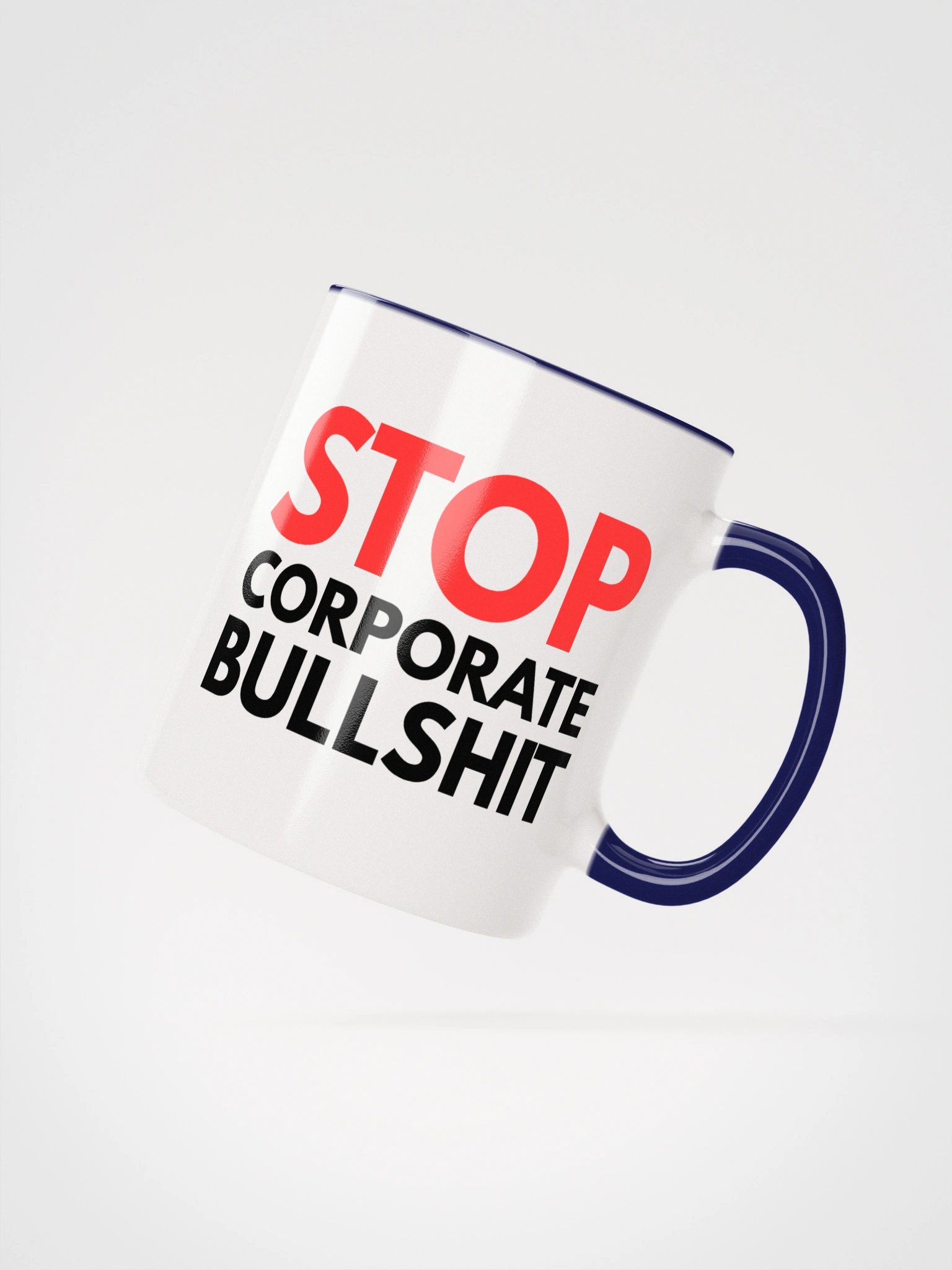 STOP corporate bullshit Mug product image (15)