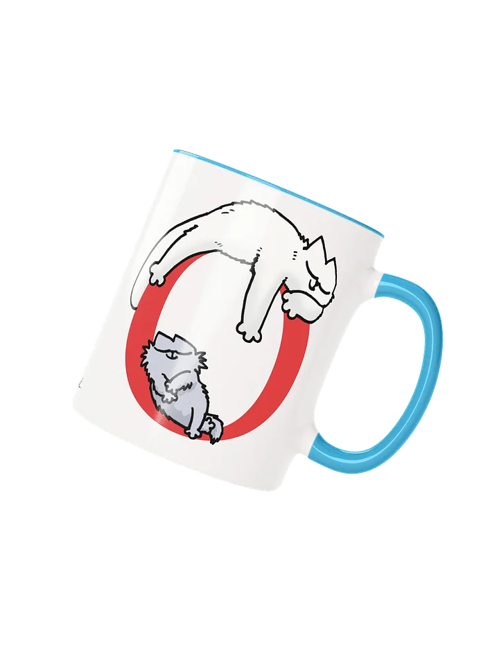 Cat Monogram Mug - O product image (1)
