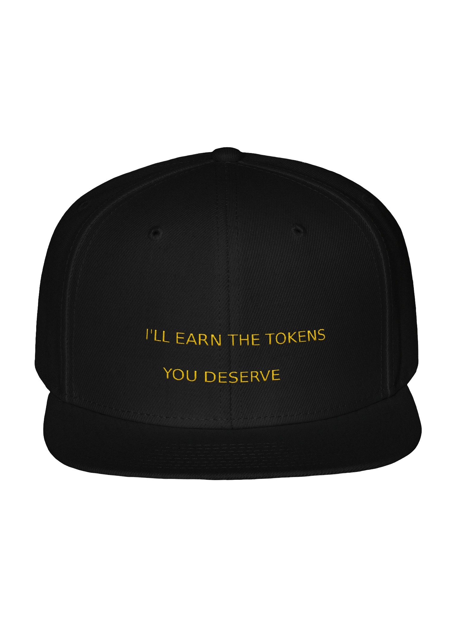 I'LL EARN THE TOKENS YOU DESERVE | AI Token Economy Snapback Cap for Developers Gift Idea Apparel product image (1)