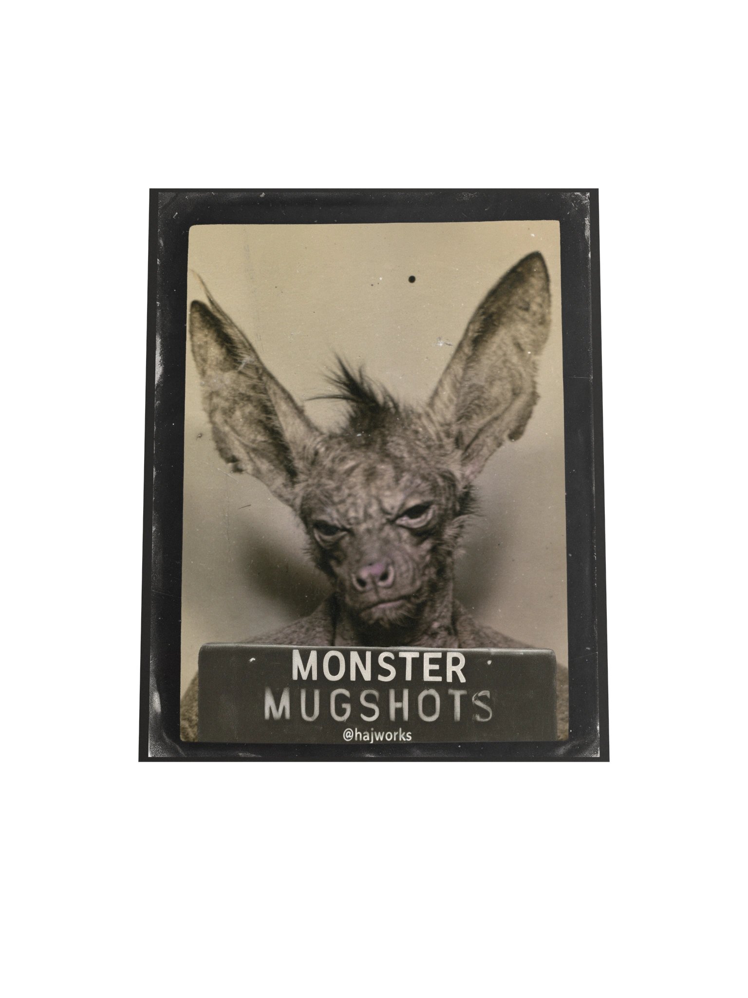Monster Mugshots No. 006 — Matte Art Print product image (4)