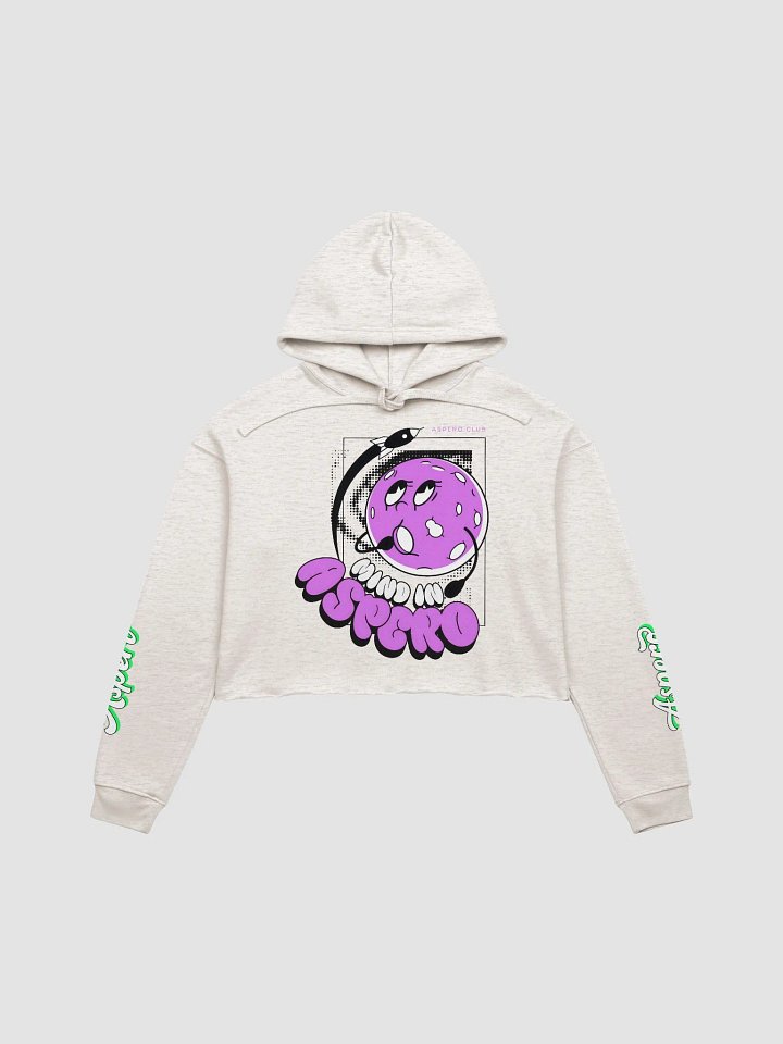 Moon Aspero Bella+Canvas Fleece Crop Hoodie product image (1)
