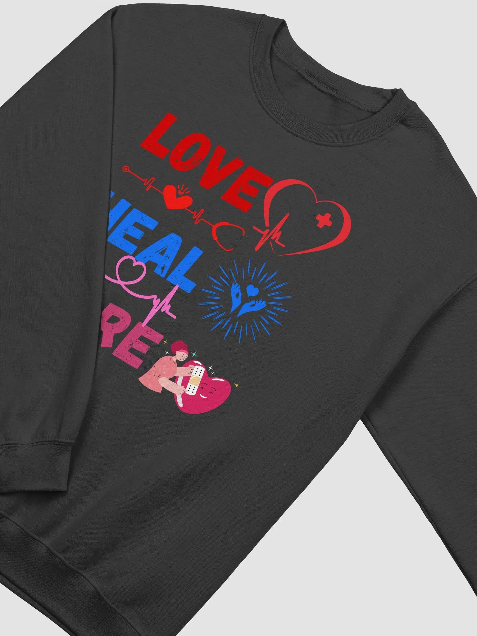 Healing Love and Care Crewneck Sweatshirt product image (23)