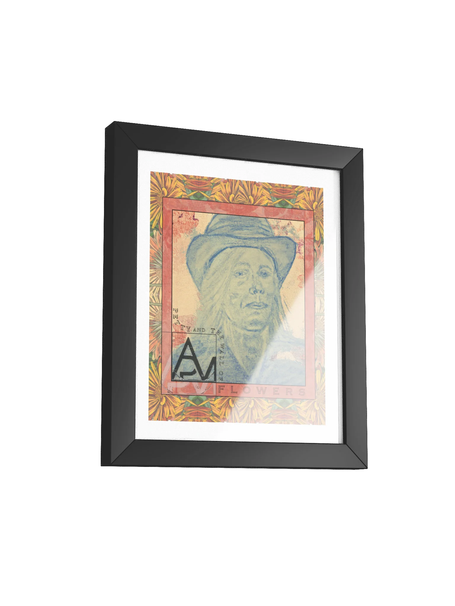 PETTY & THE WALL OF FLOWERS (Framed Art) product image (2)