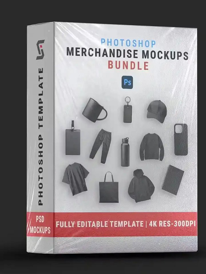 Merchandise Mockups Bundle product image (1)