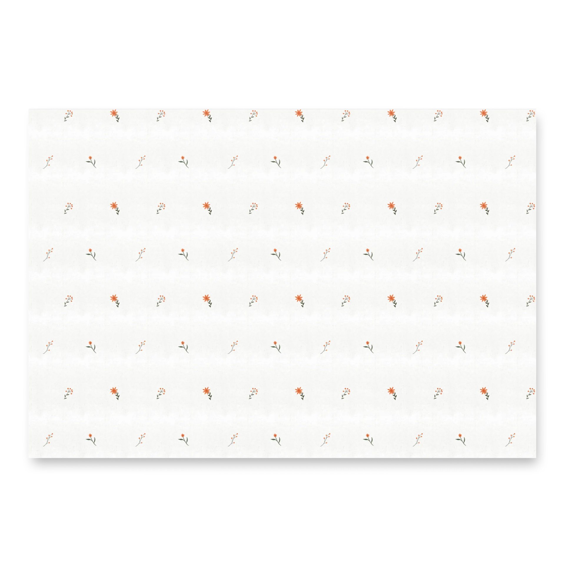 Set wrapping paper sheets. Floral and fox designs from the in the forest collection product image (6)