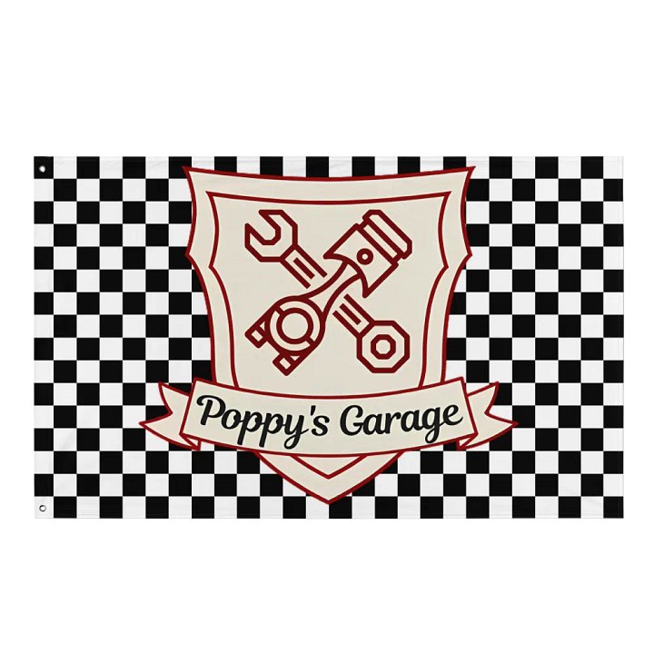 Checked Flag Featuring Logo product image (1)