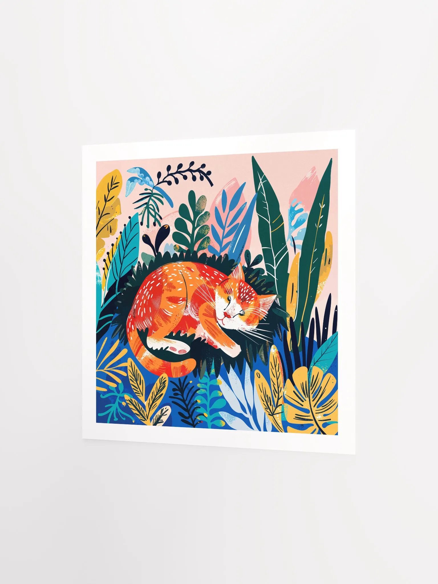 Sleepy Cat Print product image (10)