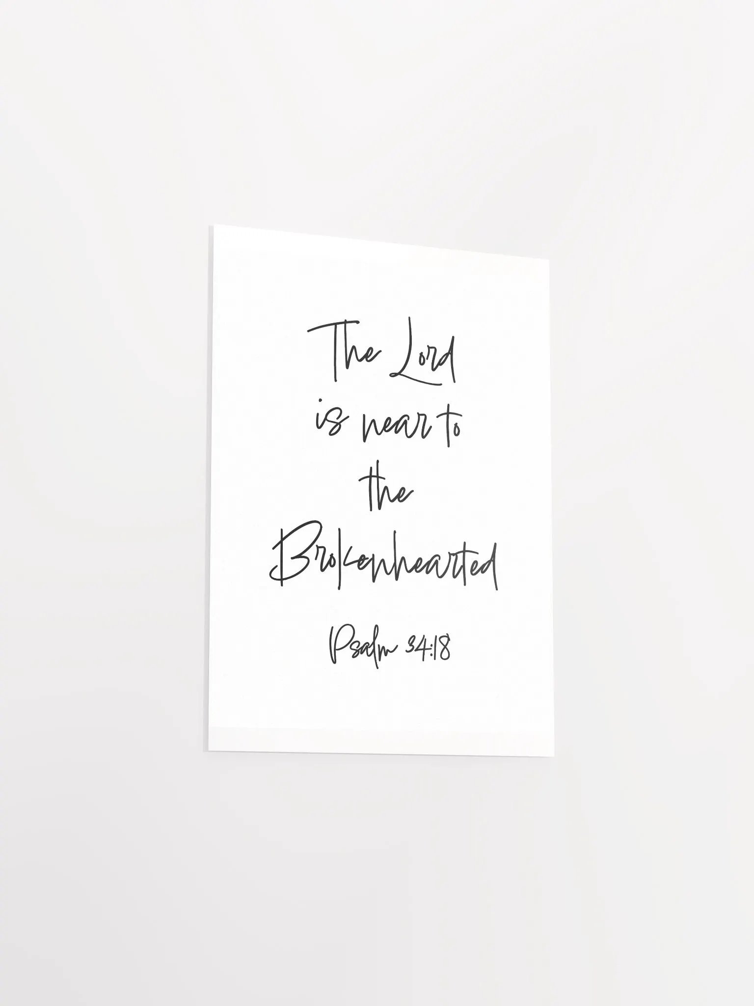The Lord is Near to the Brokenhearted - Print product image (3)