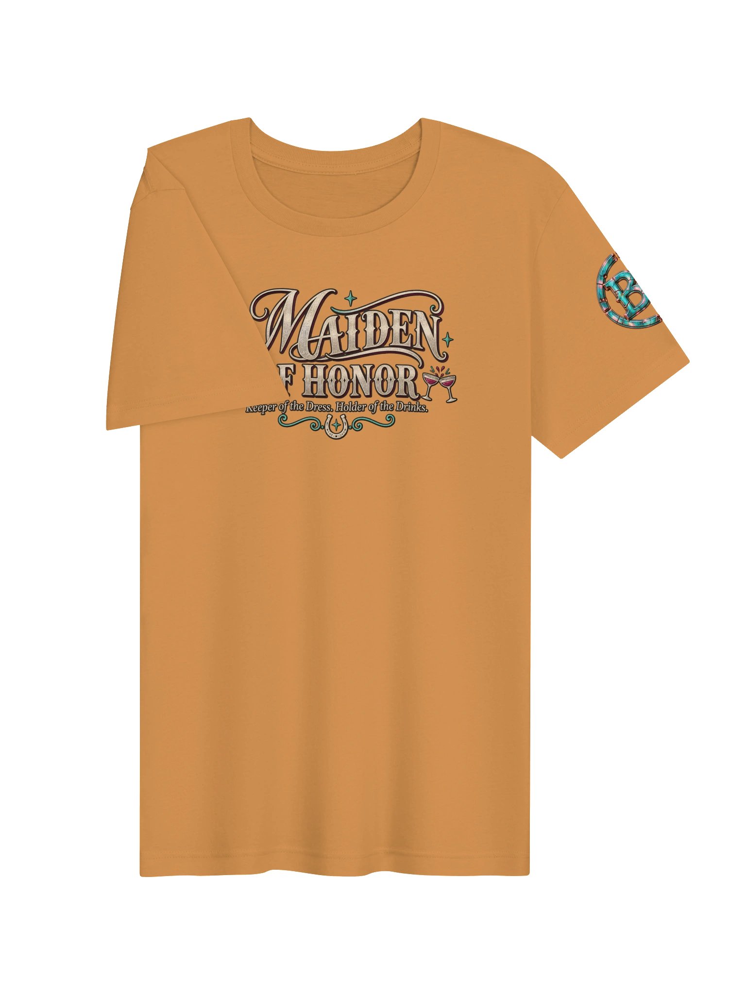 Funny Maid of Honor Shirt — Maiden of Honor™ Keeper of the Dress, Holder of the Drinks | Broken Marriage™ product image (6)