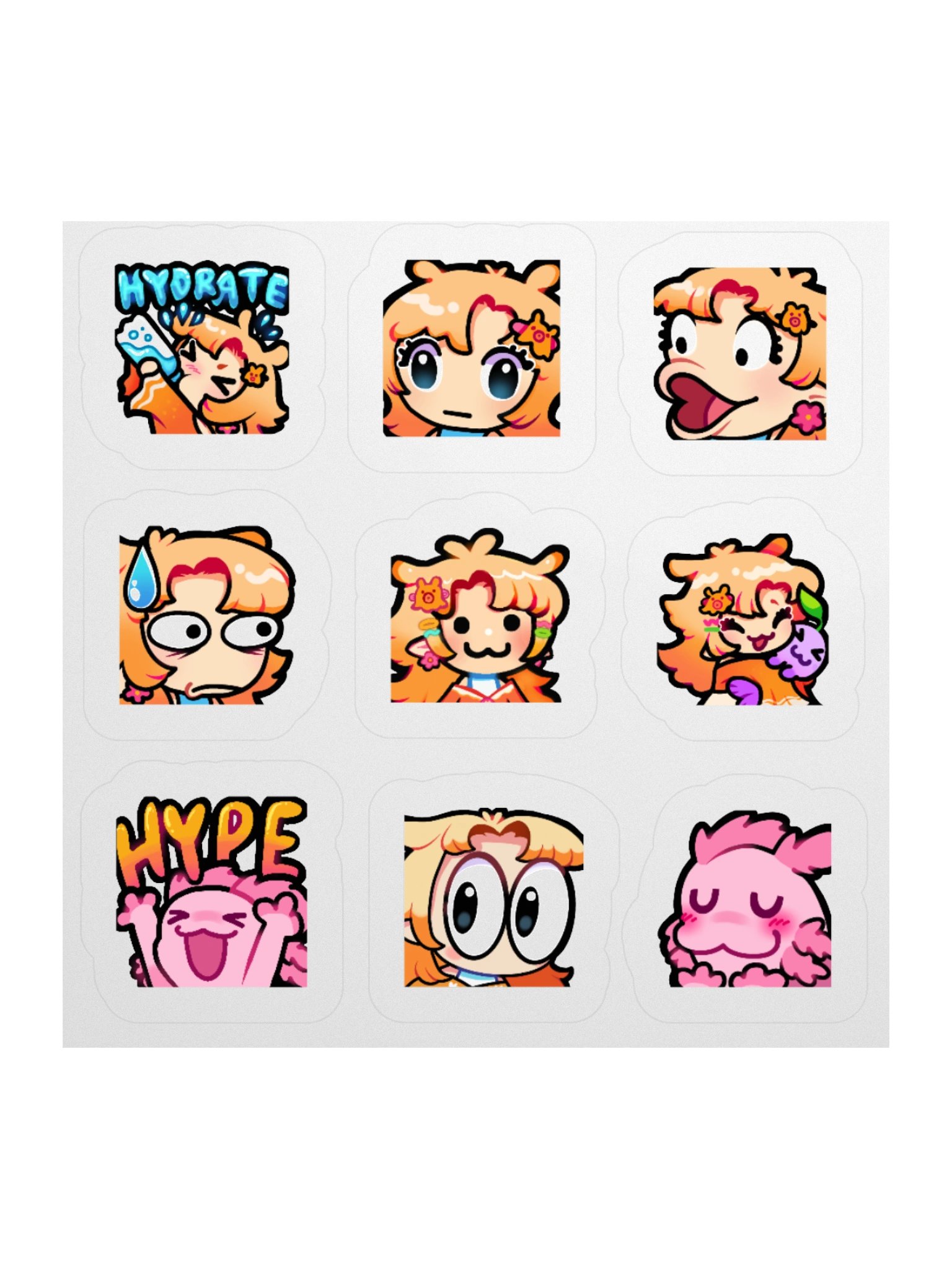 Piichi Emote Sticker Pack product image (1)