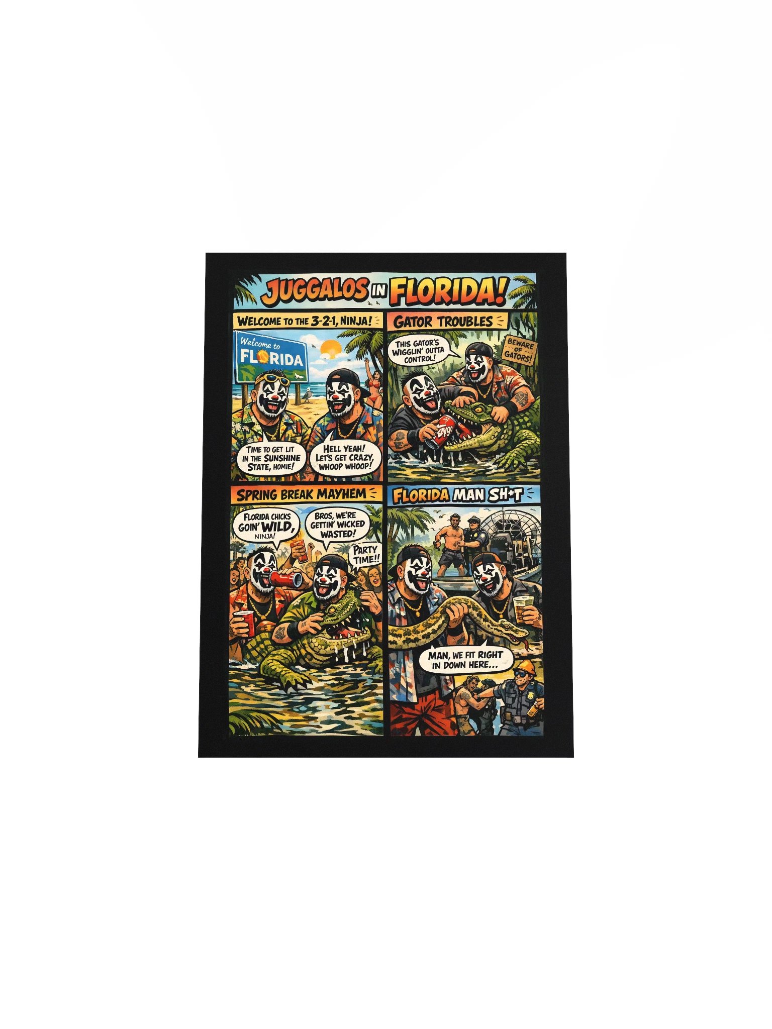 🌴 Juggalos in Florida – 5x7 Matte Poster product image (4)
