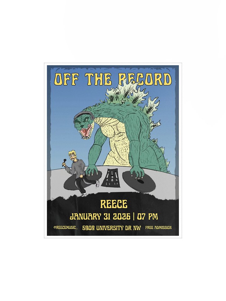 OFFICIAL "OFF THE RECORD" POSTER product image (1)