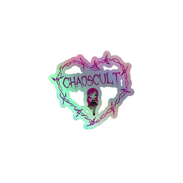 ChaosCult Holographic Sticker product image (1)
