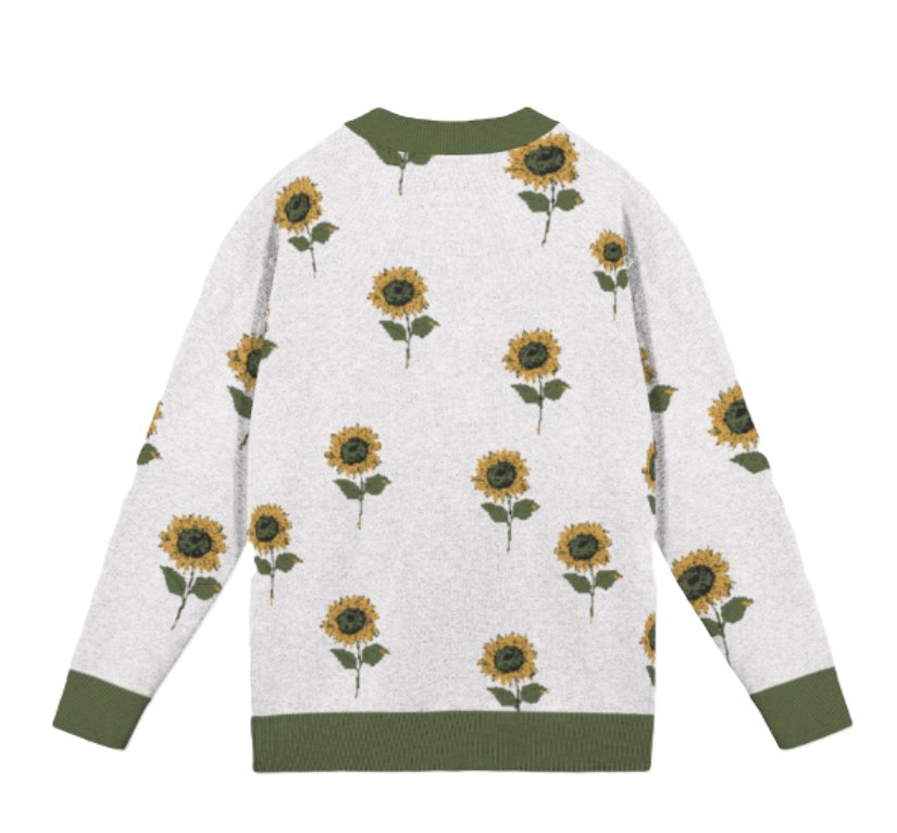 Knitted Sunflower Cardi | Knitted Fashion Apparel product image (2)