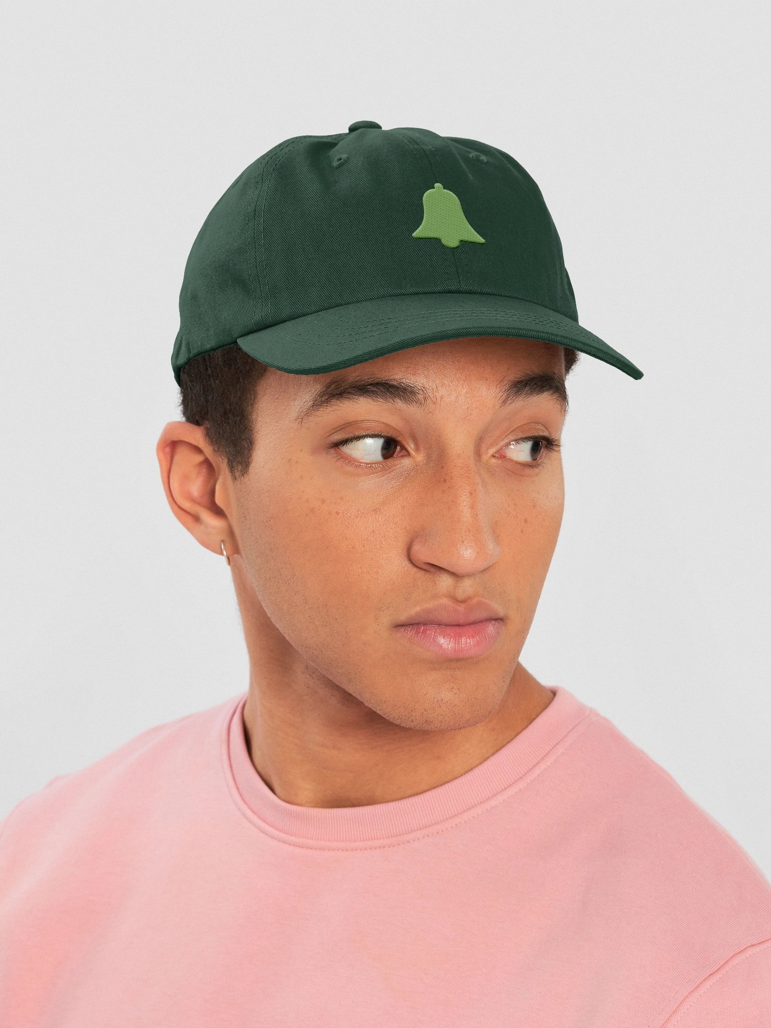 Green Bell Silhouette Dad Hat product image (6)