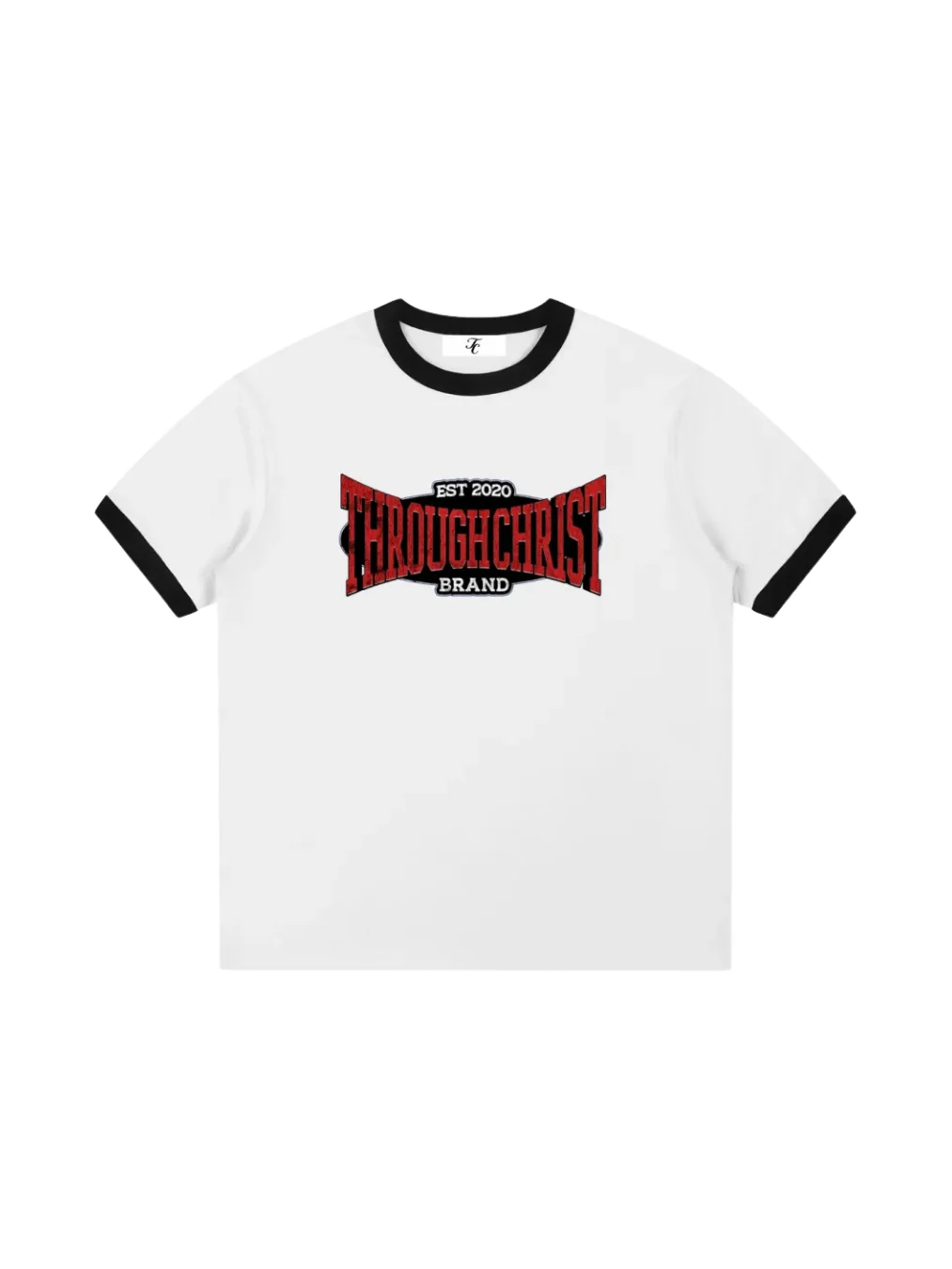 Through Christ Ringer Tee product image (2)