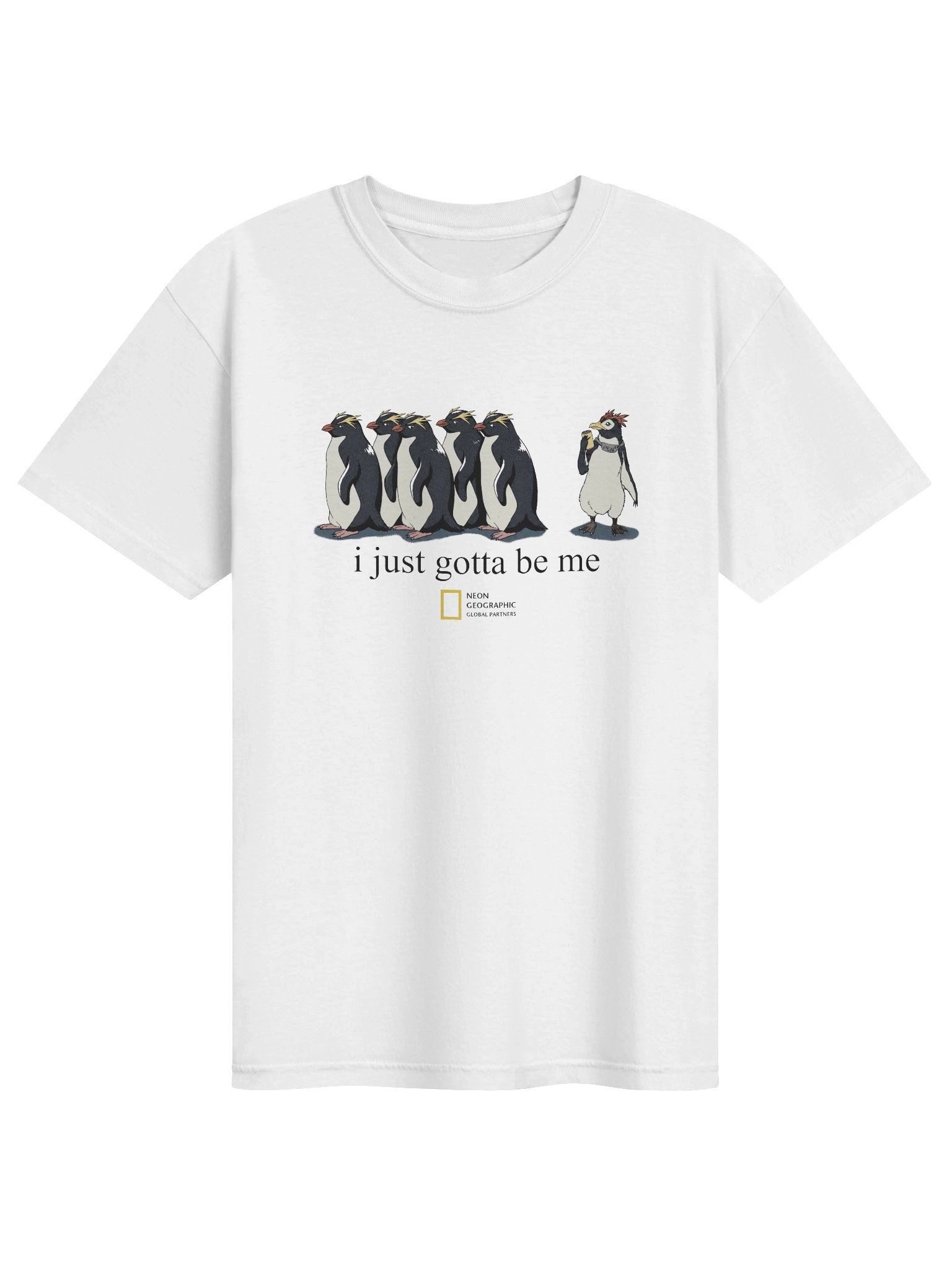 I JUST GOTTA BE ME - T-shirt. white vers. product image (1)