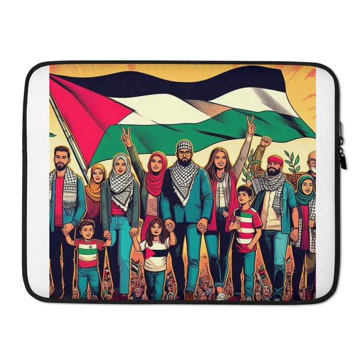 Unity Flag Laptop Sleeve | free palestine product image (2)