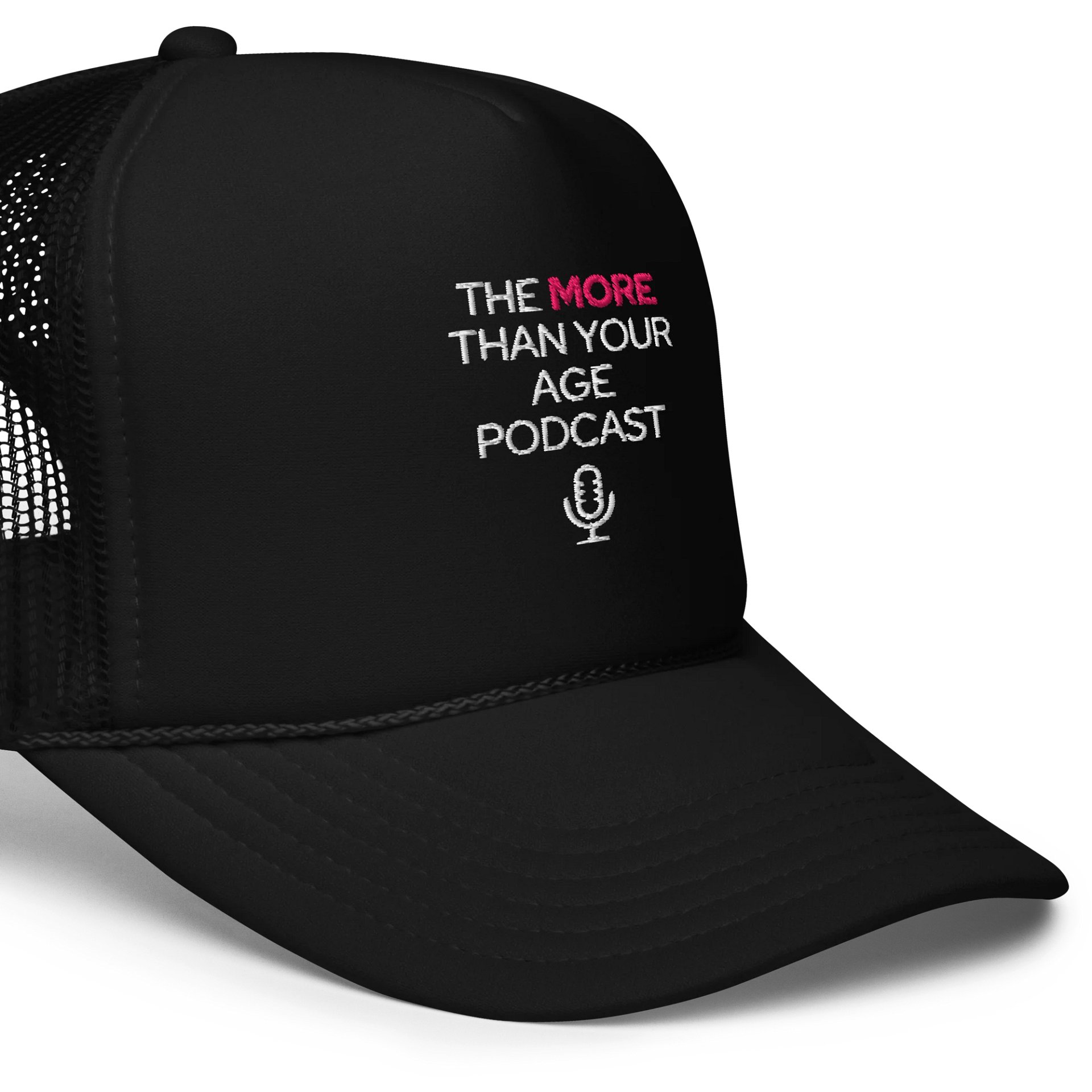 The More Than Your Age Podcast Hat- Black product image (5)