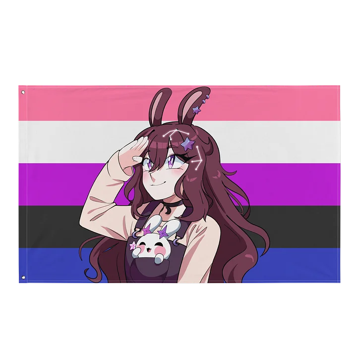 Genderfluid Pride Flag - featuring Yuwuna! product image (1)