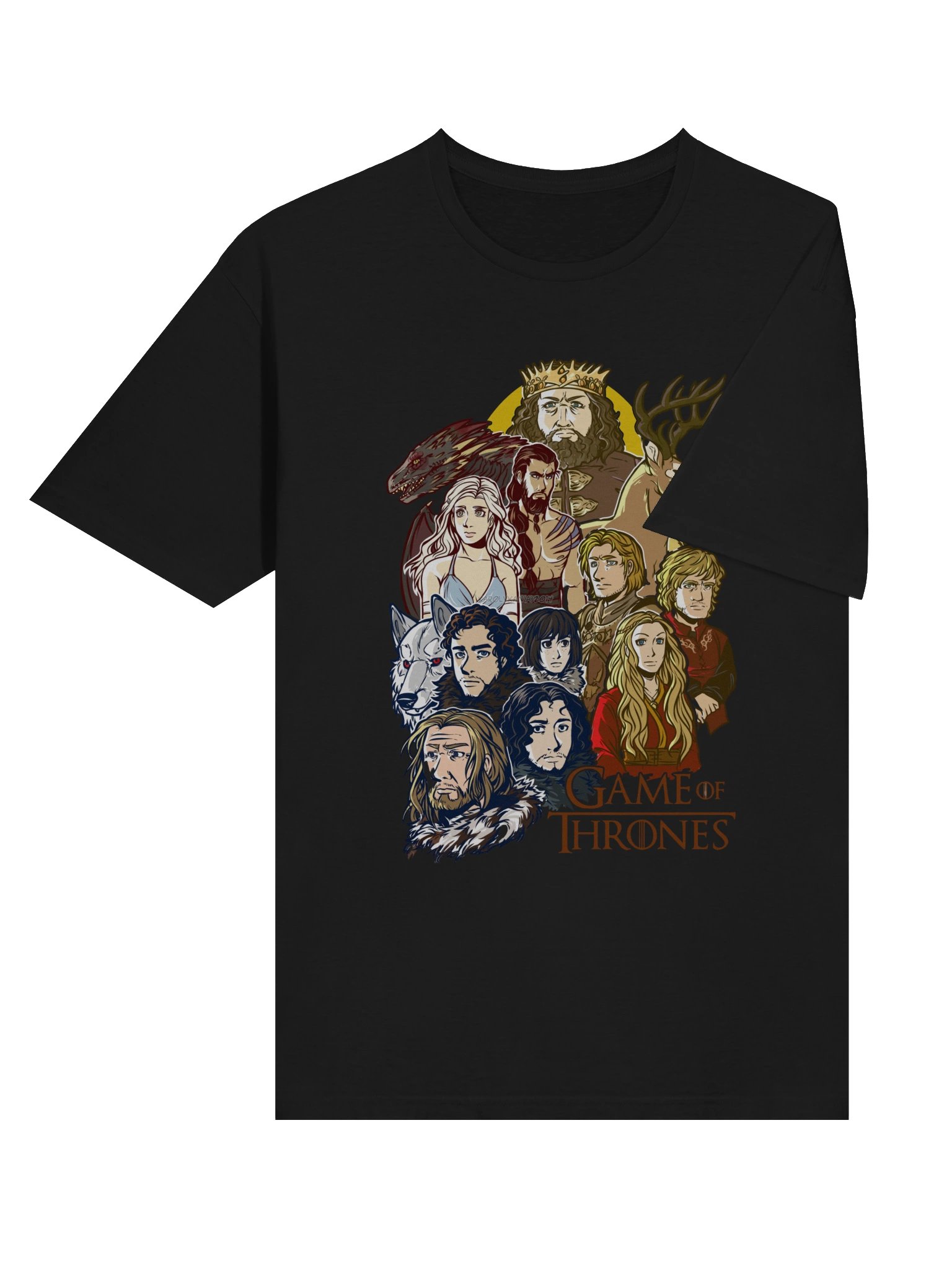 Game Of Thrones T-Shirt – Epic Dragon & Wolf Saga Shirt | Medieval Fantasy Fan Art Tee product image (34)