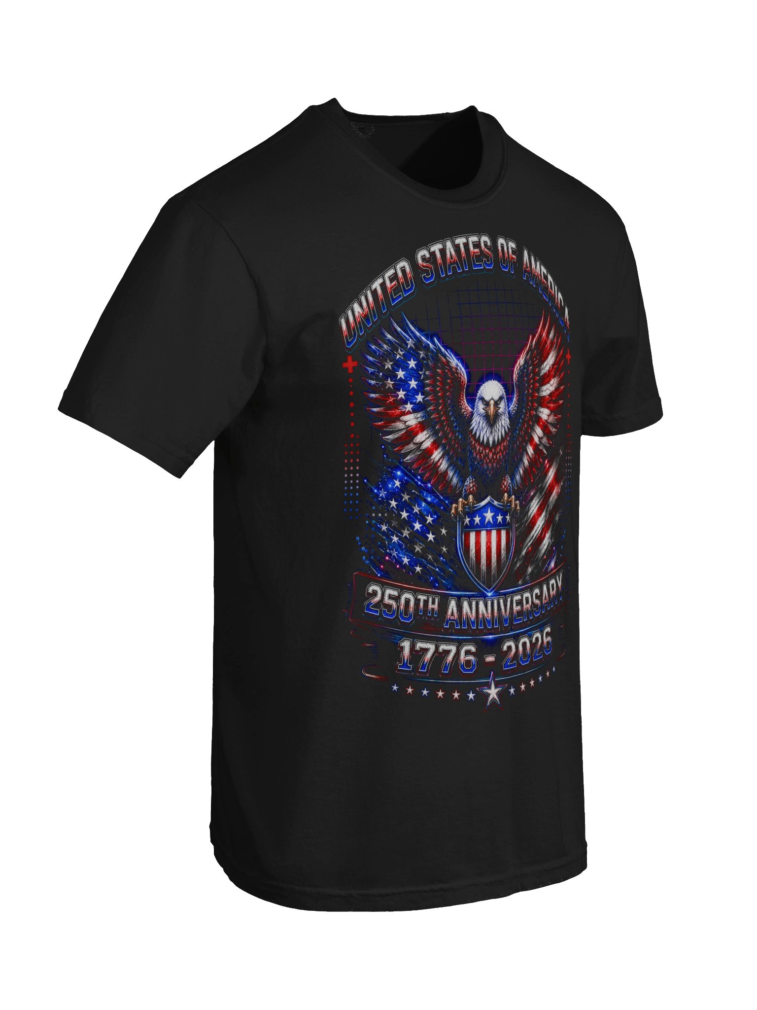 America 250th Anniversary Eagle Patriotic 1776-2026 T-Shirt product image (6)