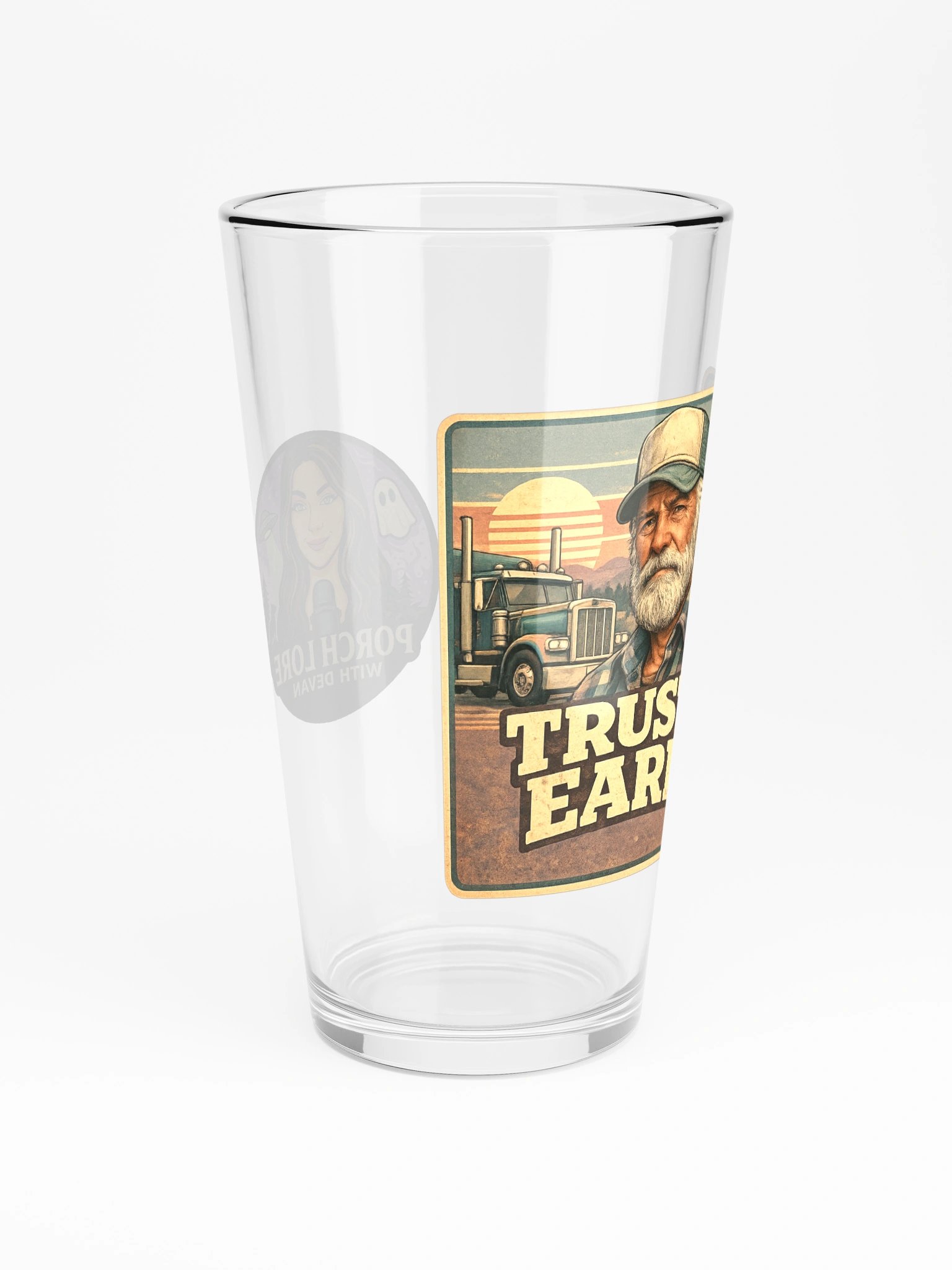 TRUST EARL SHAKER PINT GLASS 16oz product image (4)