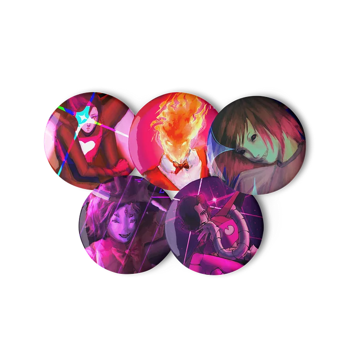 Character Pin Button Set 1 🧷 NEO Madness product image (1)