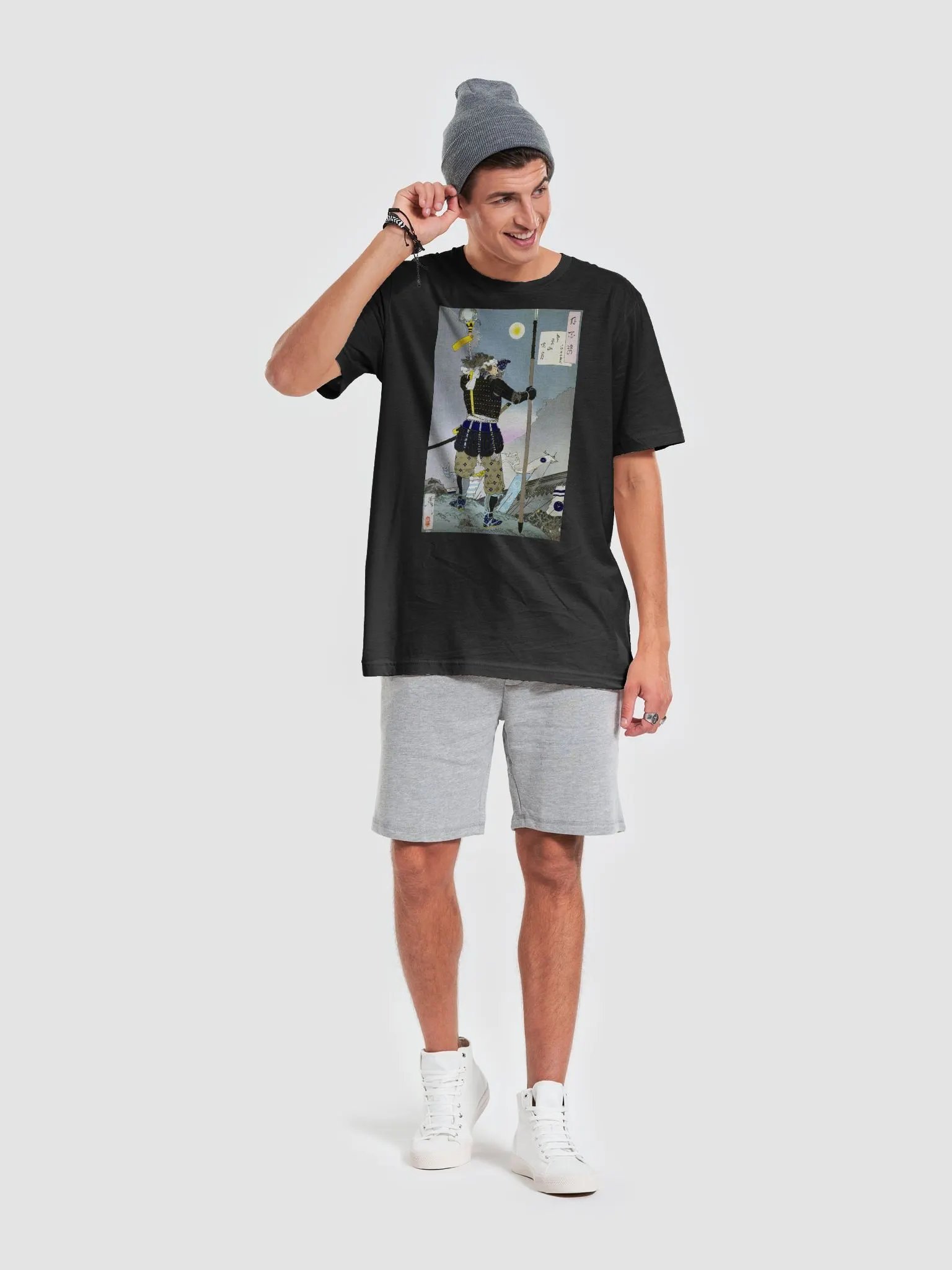 Mount Tobisu Dawn Moon Yoshitoshi Japanese Ukiyo-e Unisex T-Shirt product image (6)