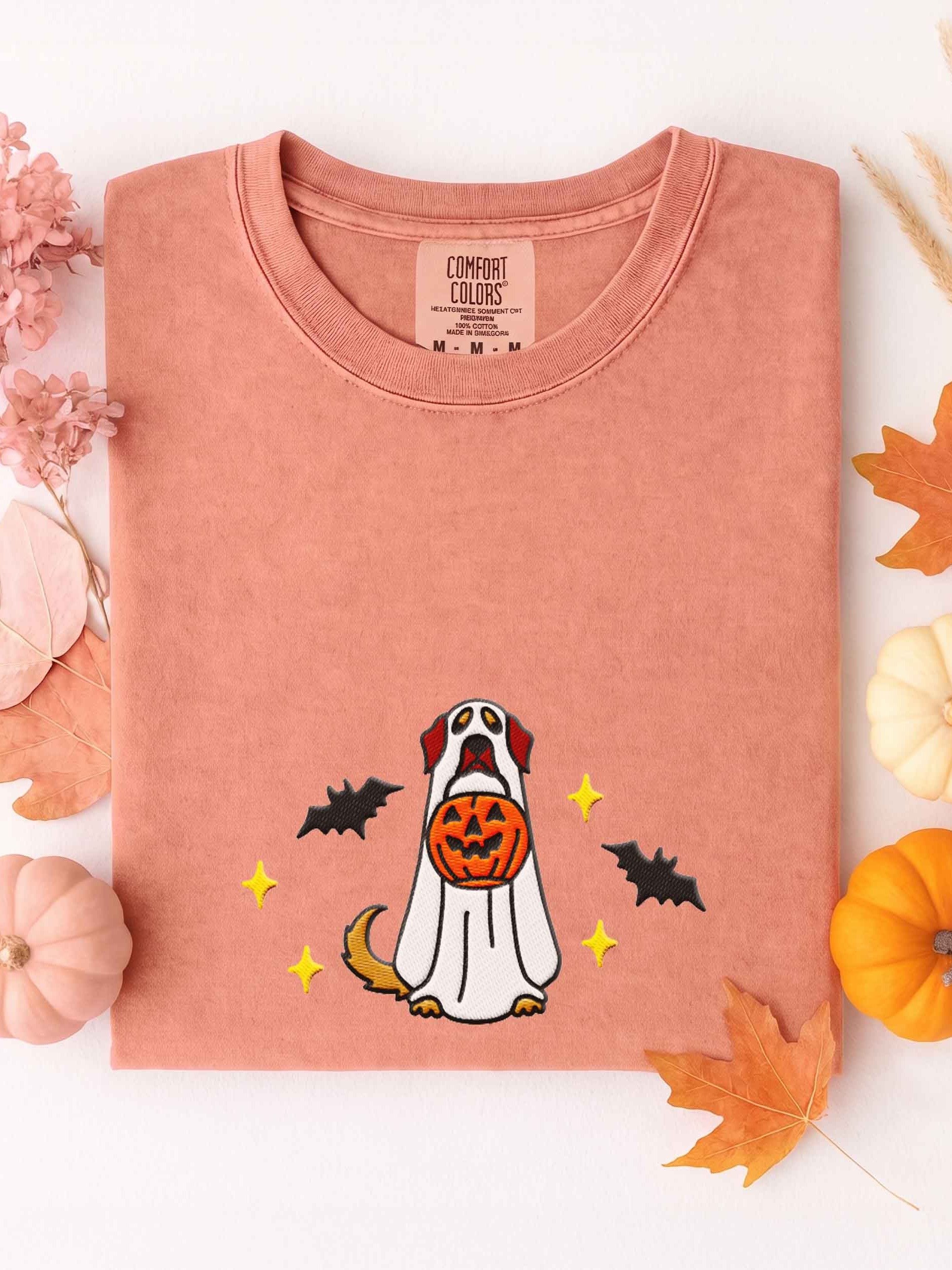Halloween Anatolian Shepherd Dog(Tan) Embroidered T-Shirt product image (1)