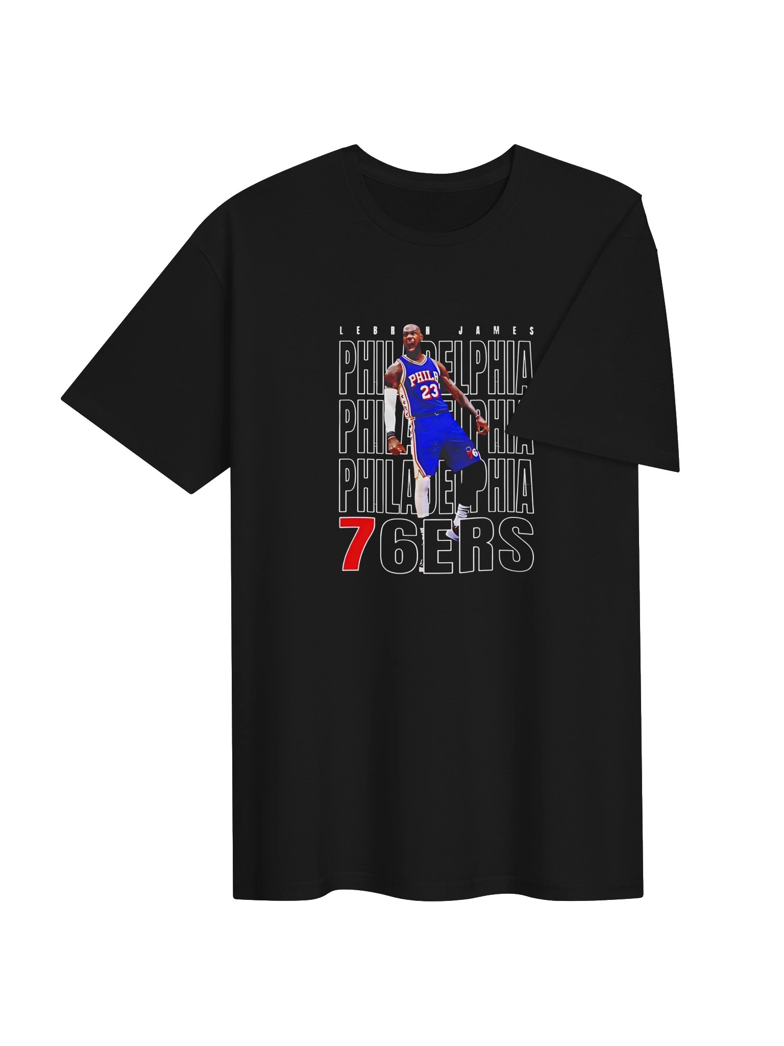 LeBron James Philadelphia 76ers NBA Basketball Moment 2026 shirt product image (14)