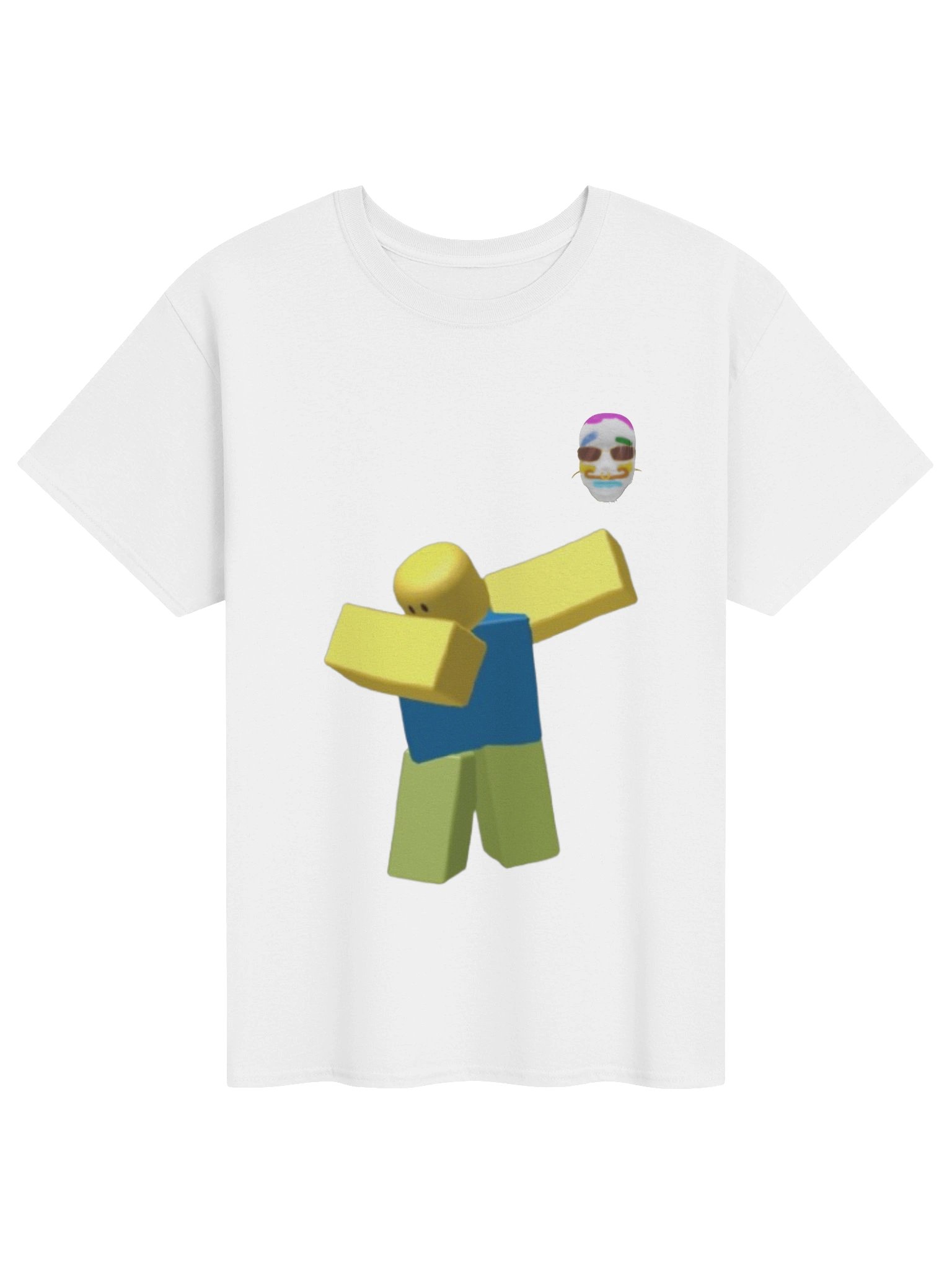 DaniëlStinktWel - Wit Roblox Shirt Noob product image (1)
