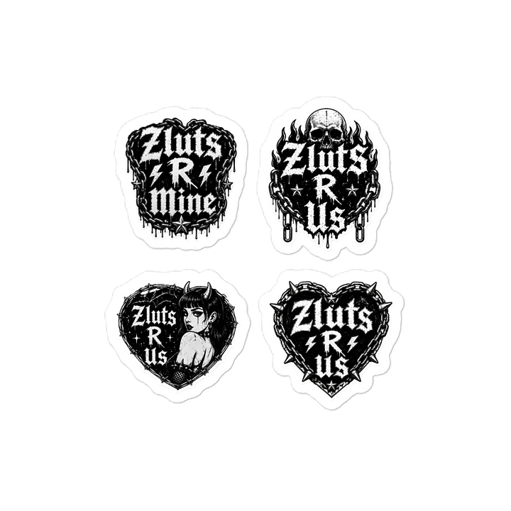 Z's Zluts R Us Sticker Set. product image (2)
