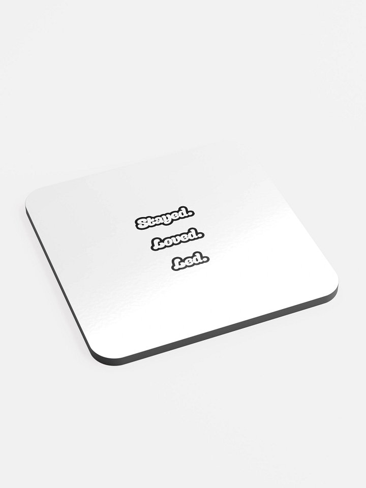 Stayed. Loved. Led. Cork Coaster Set product image (2)