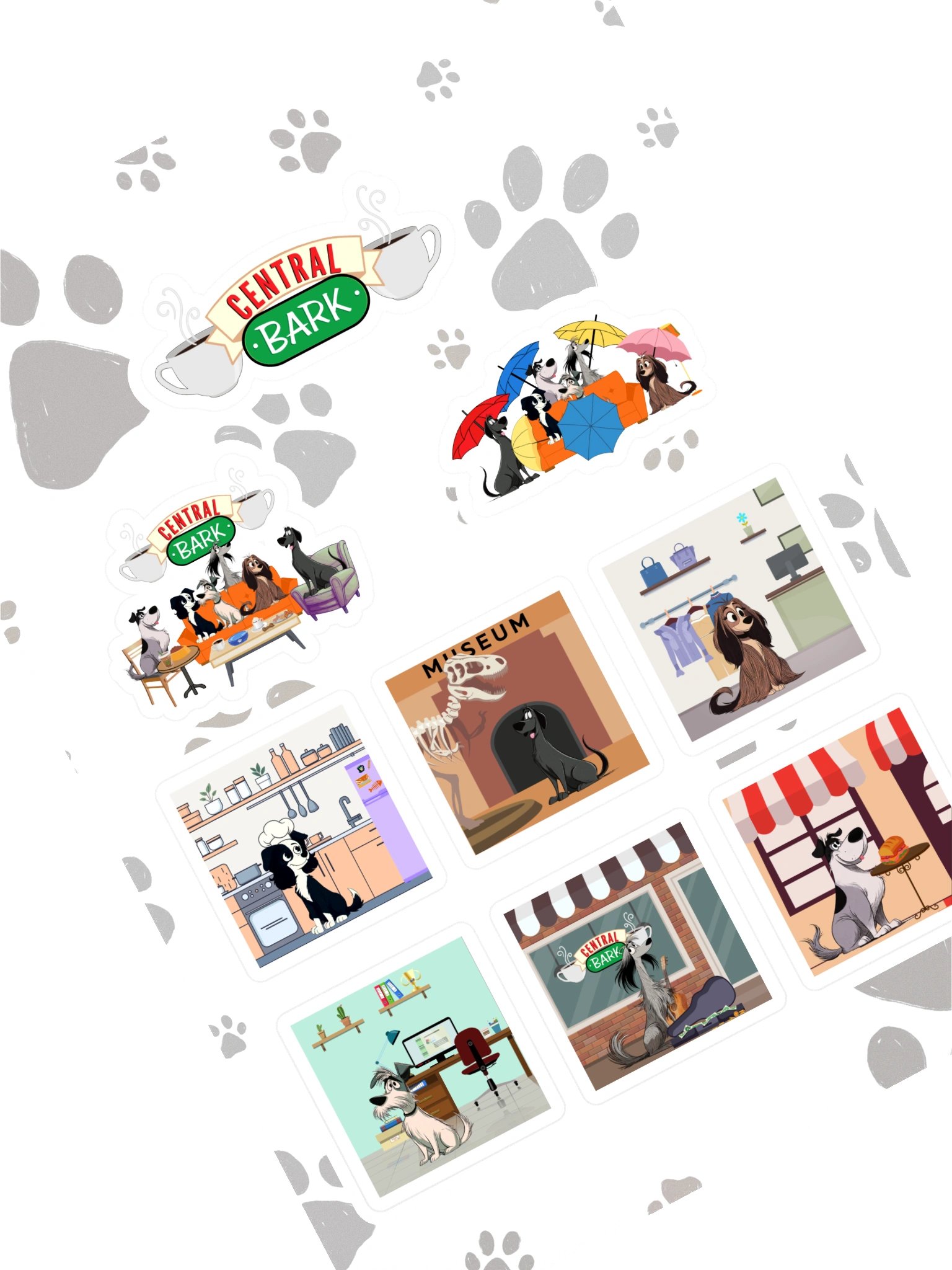 CENTRAL BARK - STICKER SET product image (1)