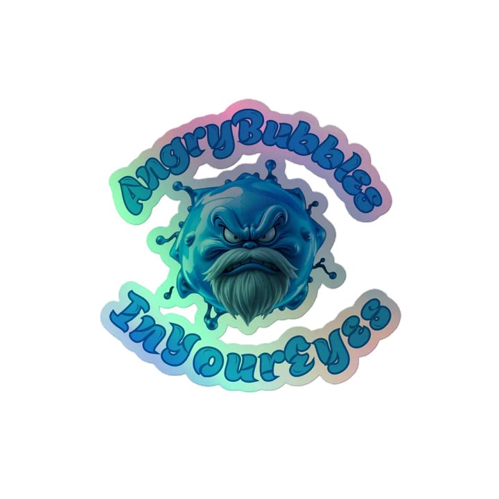 bearded bubble sticker product image (2)