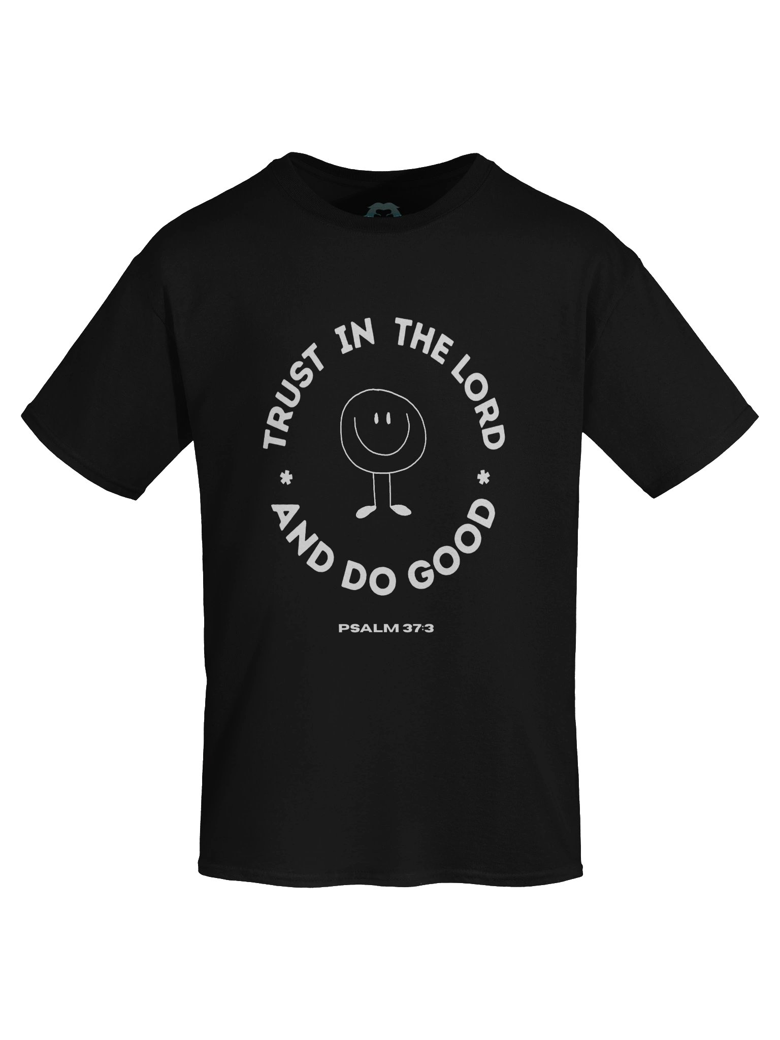 Psalm 37 Trust in the Lord (Happyface DarkTee) product image (13)
