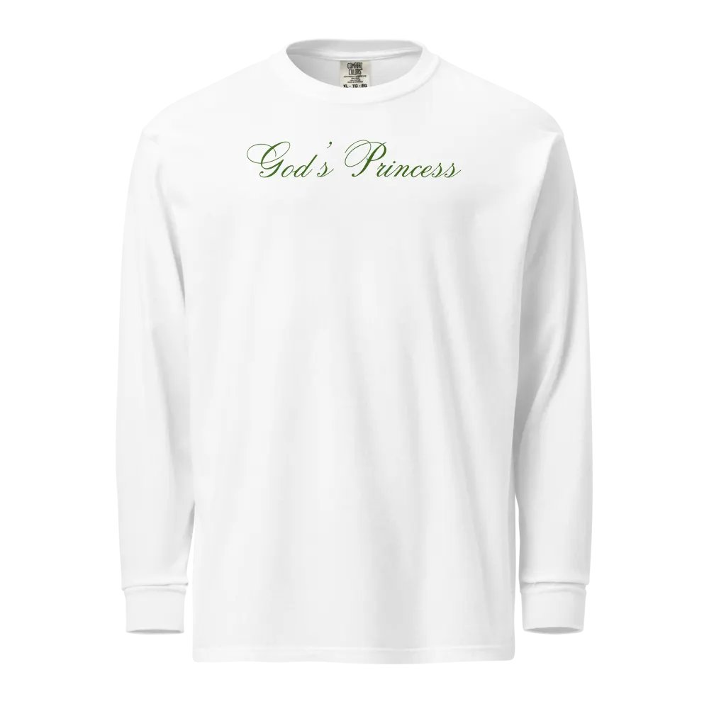 God's Princess (Dark Green Script) Long Sleeve product image (1)