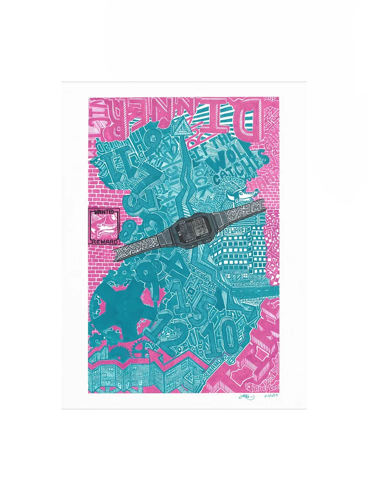 Whats the time Mr Wolf Matte Poster Print product image (1)
