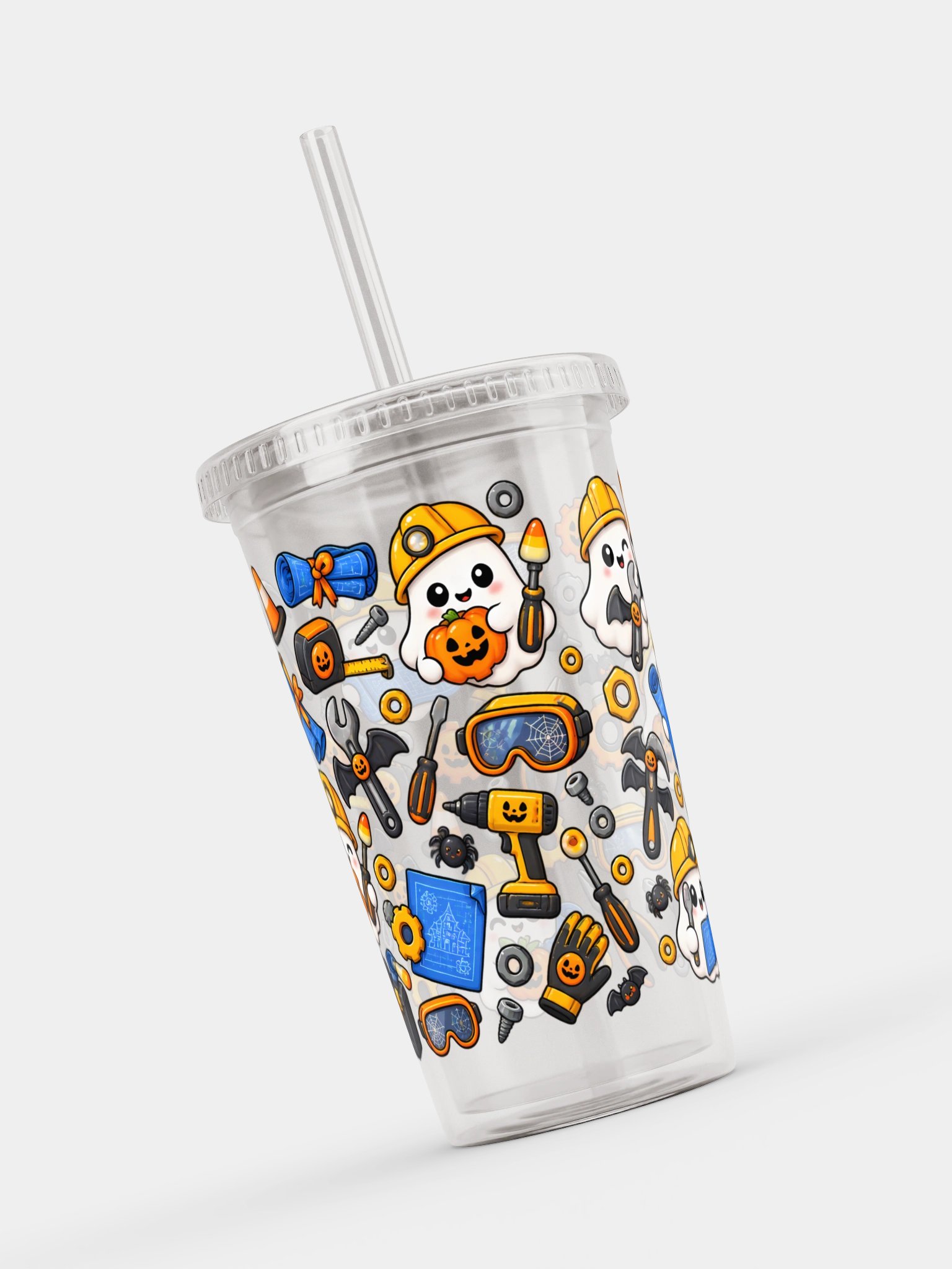 Halloween X Engineer Mashup Clear Wall Tumbler 16 Oz (473 ml) product image (8)